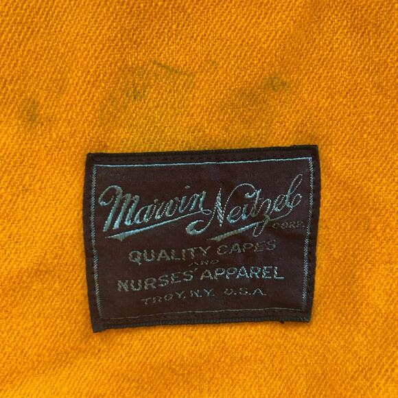 RARE 1940s Marvin Neitzel Nurse Cape Wool WWII Era Medical Antique VTG Uniform - Picture 6 of 16